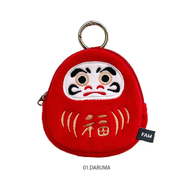 日本の人気モチーフのマスコットポーチ
