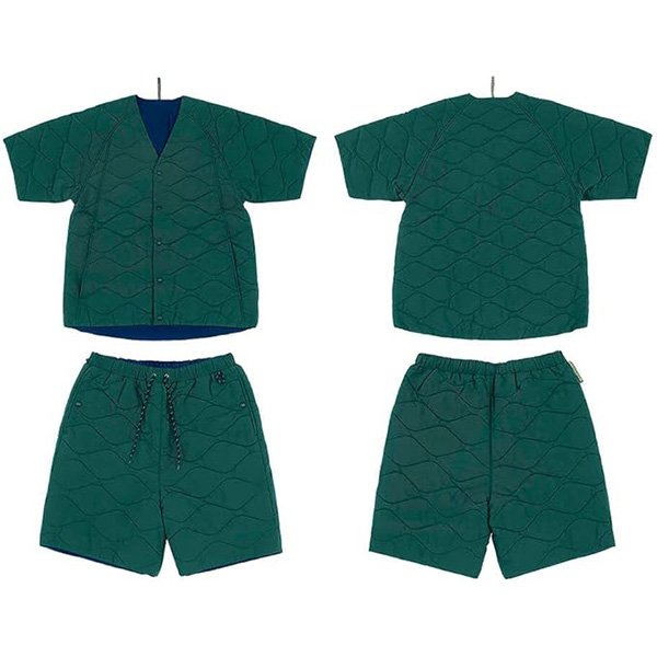ハーフスリーブのジャケット+ショートパンツのセットアップのDAN-TENです。