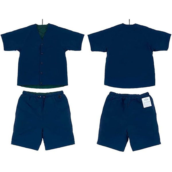 ハーフスリーブのジャケット+ショートパンツのセットアップのDAN-TENです。