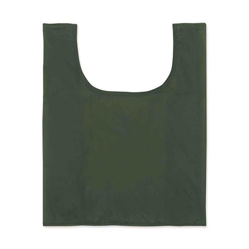 水を弾きやすく軽量なリップストップナイロンを使用したエコバッグ。