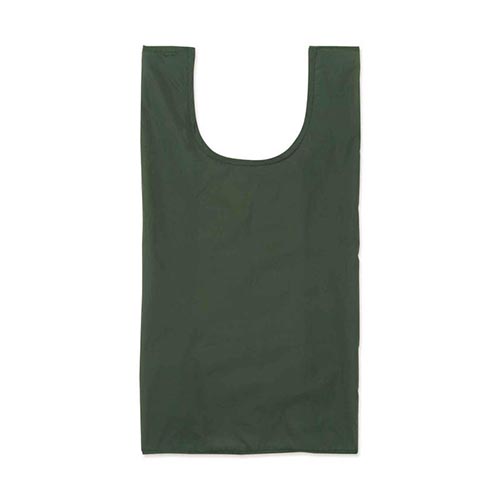 水を弾きやすく軽量なリップストップナイロンを使用したエコバッグ。