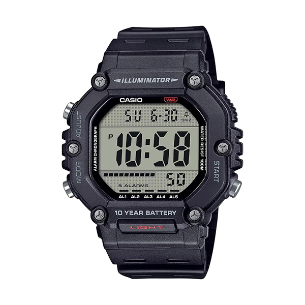 CASIOデジタルメンズ腕時計、海外モデル。