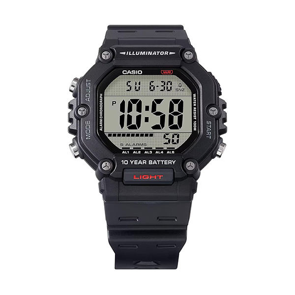 CASIOデジタルメンズ腕時計、海外モデル。