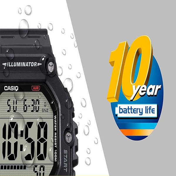 CASIOデジタルメンズ腕時計、海外モデル。