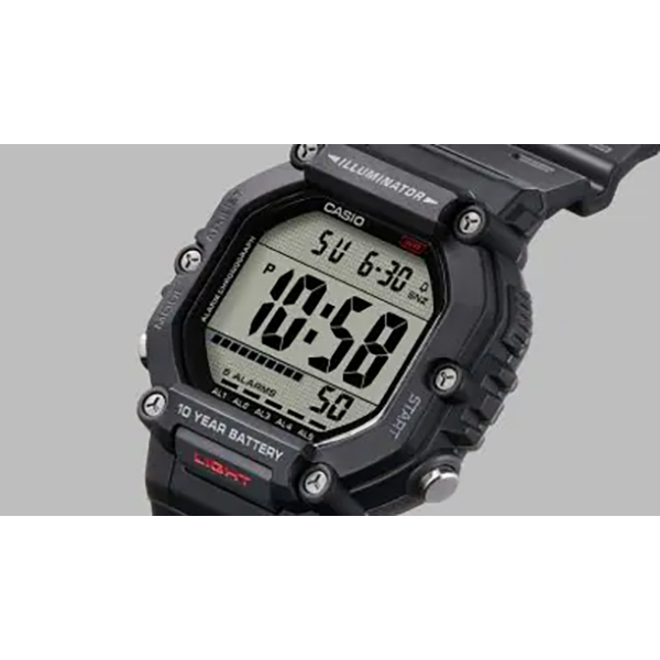 CASIOデジタルメンズ腕時計、海外モデル。