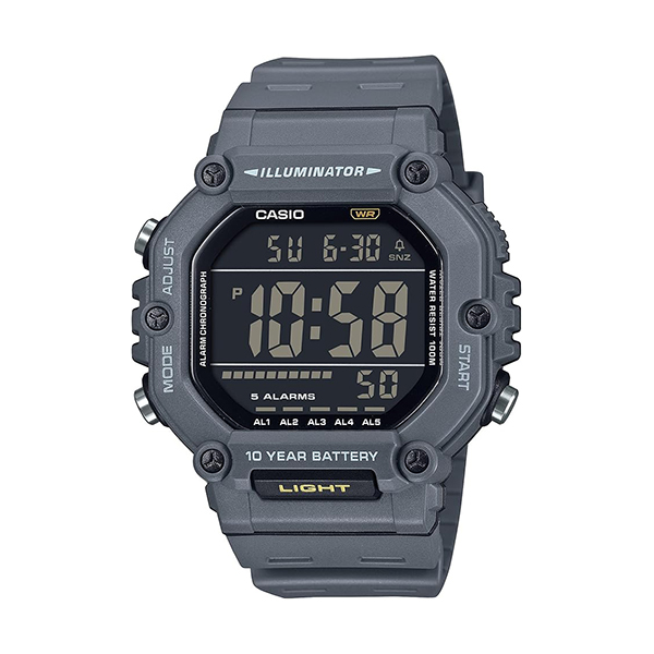 CASIOデジタルメンズ腕時計、海外モデル。