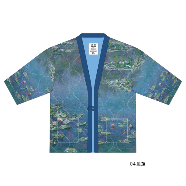 日本の浮世絵や世界の名画の半纏（はんてん）