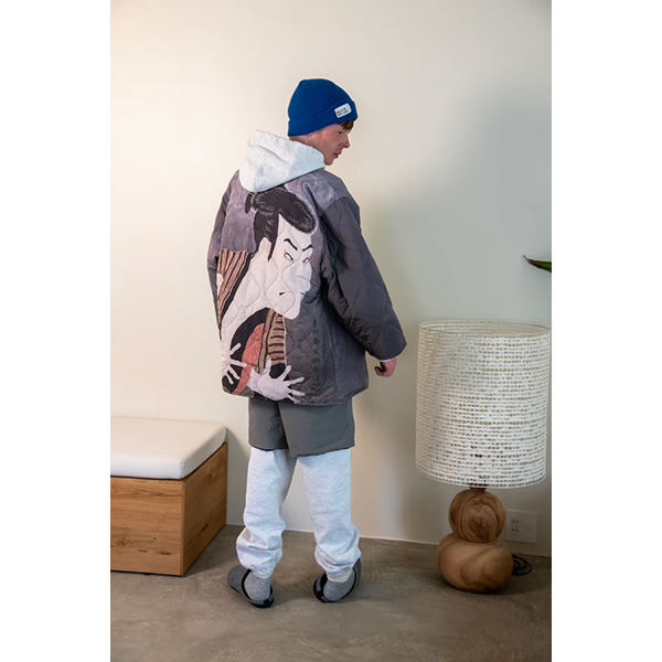 日本の浮世絵や世界の名画の半纏（はんてん）