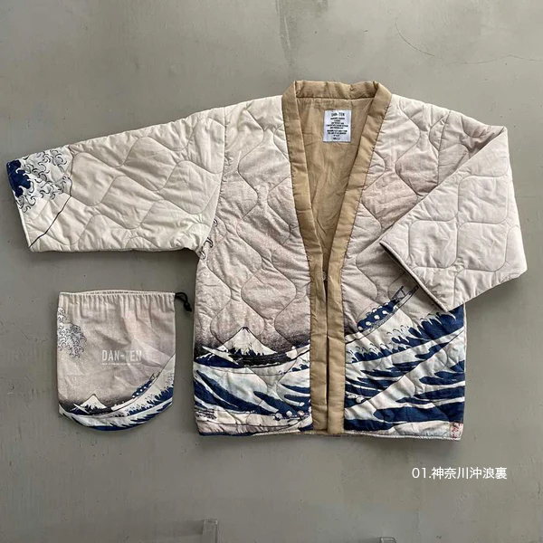 日本の浮世絵や世界の名画の半纏（はんてん）