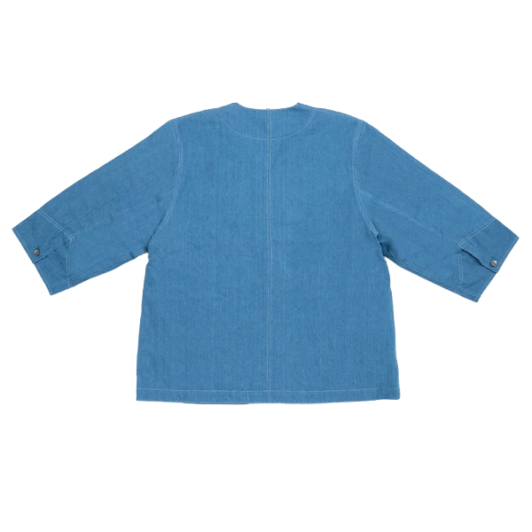 ライトウエイトデニムを使用したはんてん