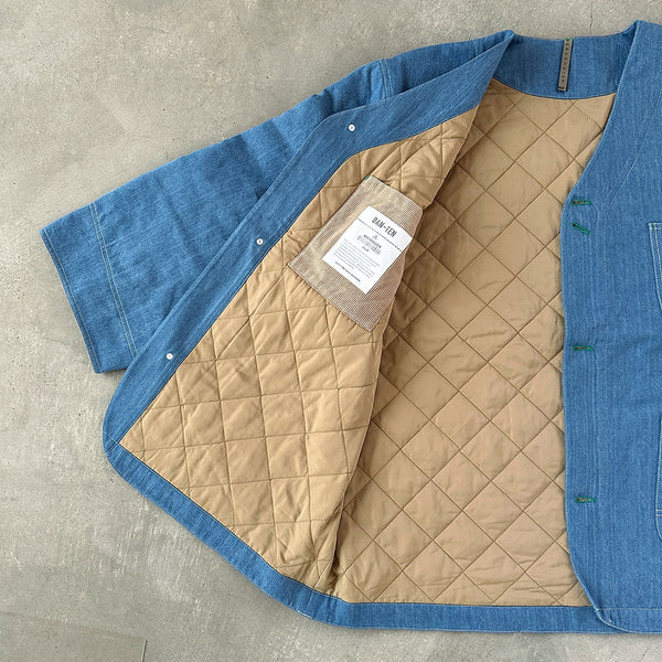 ライトウエイトデニムを使用したはんてん