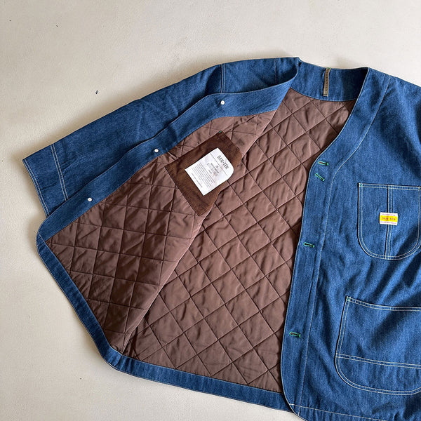 ライトウエイトデニムを使用したはんてん