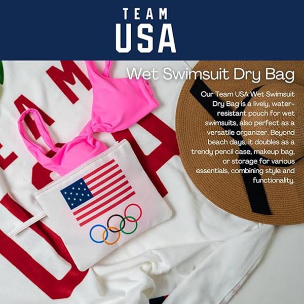 公式ライセンスのチームUSA防水ポーチ。