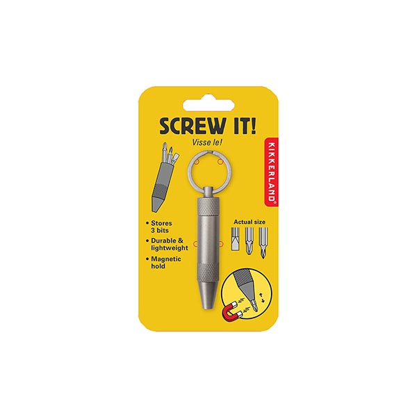 携帯に便利なミニキーリング型ドライバー。