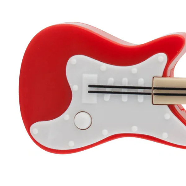 光と音でギタリスト気分を楽しめるキーリング。