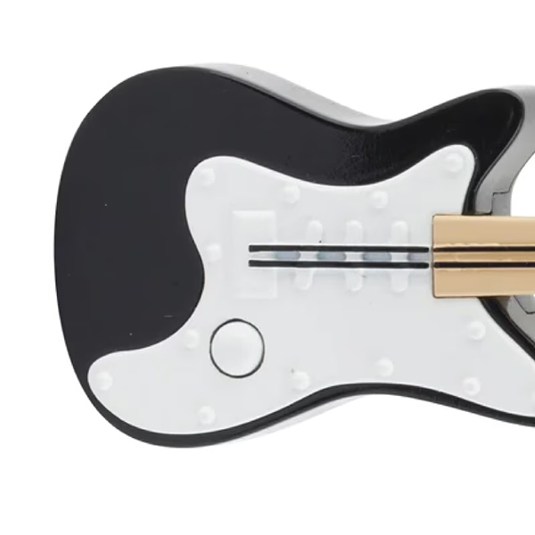 光と音でギタリスト気分を楽しめるキーリング。