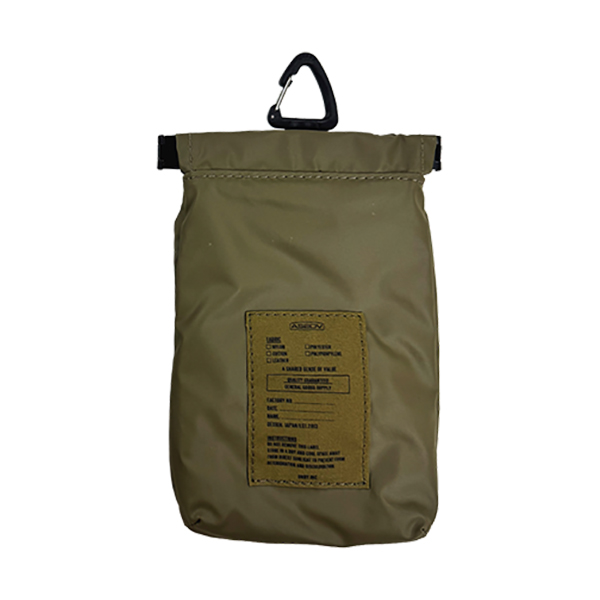 AS2OVナイロンポリカシリーズ軽快に使えるミニポーチ。