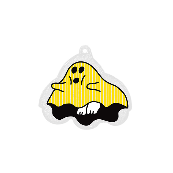 イラストレーター MIDORI KOMATSU による、ポップでカラフルなイラストが魅力のリフレクター。