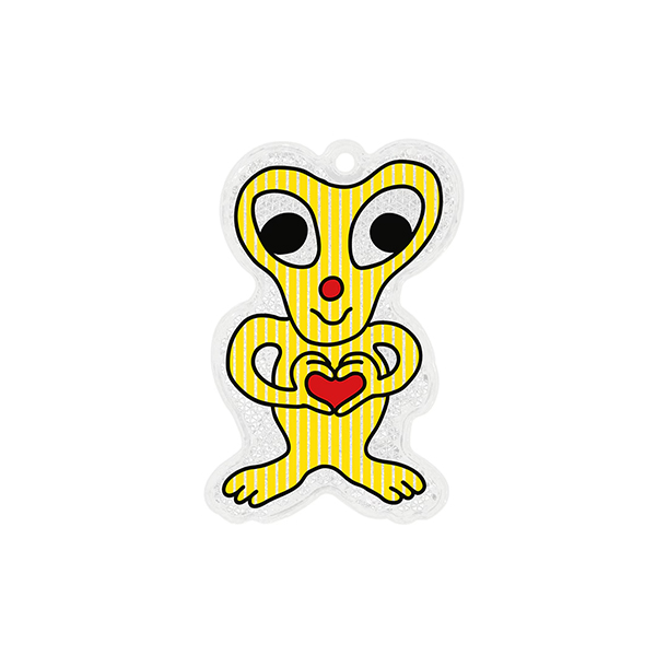 イラストレーター MIDORI KOMATSU による、ポップでカラフルなイラストが魅力のリフレクター。