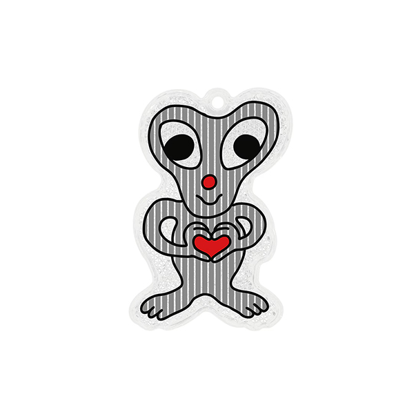 イラストレーター MIDORI KOMATSU による、ポップでカラフルなイラストが魅力のリフレクター。