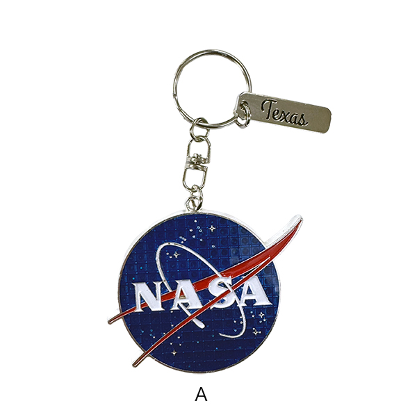 NASAのキーホルダー3種。