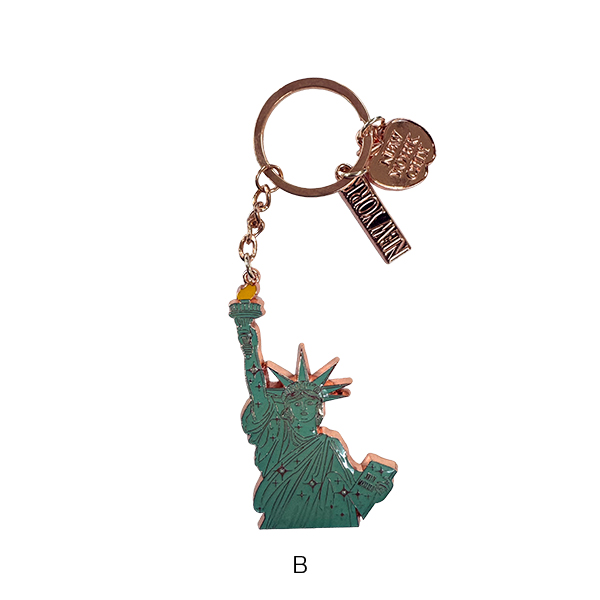 ニューヨークをモチーフとしたキーホルダー。