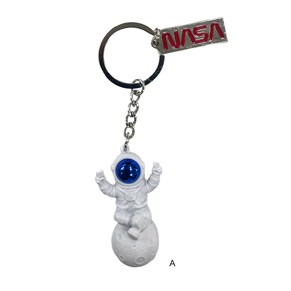 NASA宇宙飛行士のキーホルダー3種。