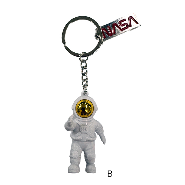 NASA宇宙飛行士のキーホルダー3種。