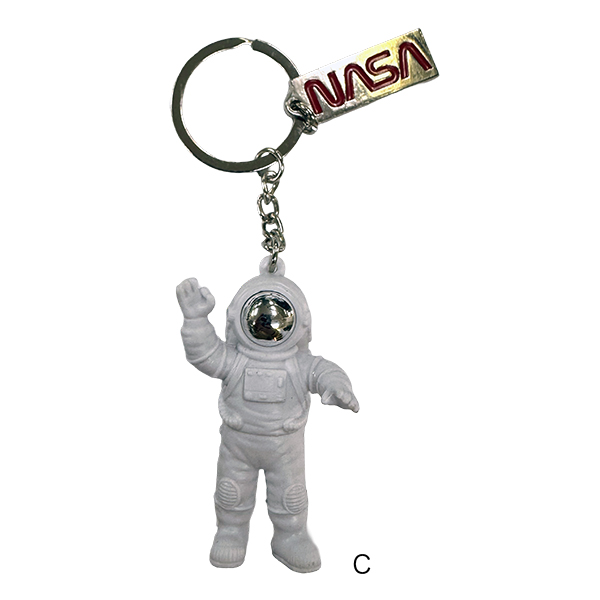 NASA宇宙飛行士のキーホルダー3種。