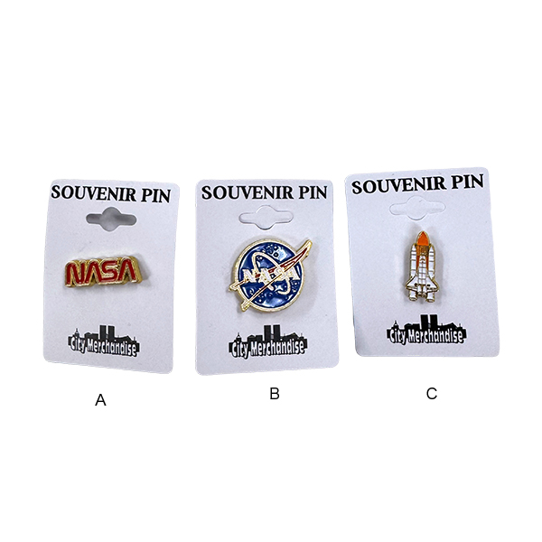 NASAのピンズ3種。