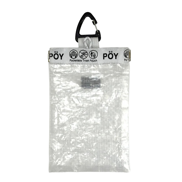 外出先で出てしまうちょっとしたゴミを”ポーイ”っと入れることができる携帯ゴミ箱。