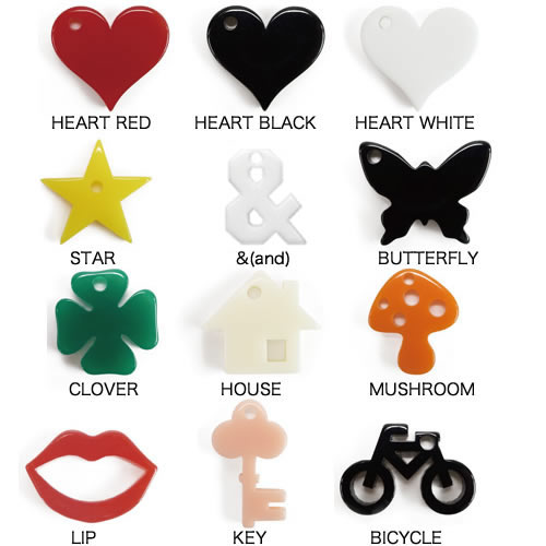 小さなキーホルダーパーツ