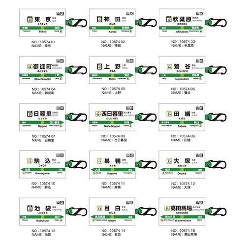 コンパクトになる山手線エコバッグ。