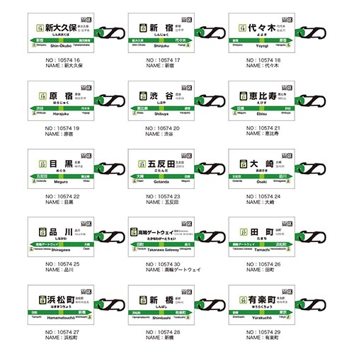 コンパクトになる山手線エコバッグ。