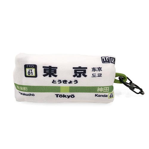 コンパクトになる山手線エコバッグ。