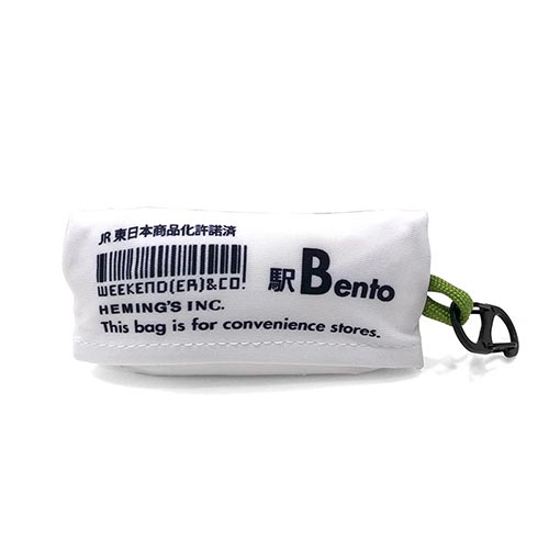 コンパクトになる山手線エコバッグ。