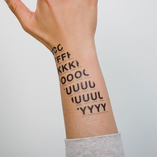 ブルックリン発のタトゥリーはタトゥーシール