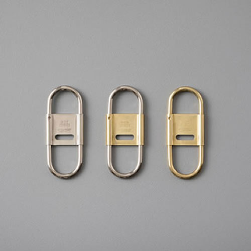 カラビナタイプのキーリング