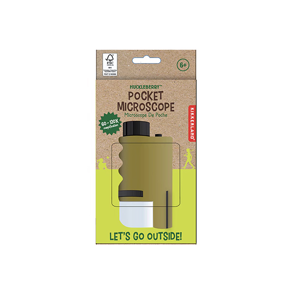 ハンディタイプのLEDライト付き拡大鏡。