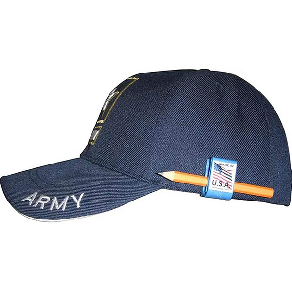 ワンタッチでキャップに取付できる専用クリップ型ペンシルホルダー。