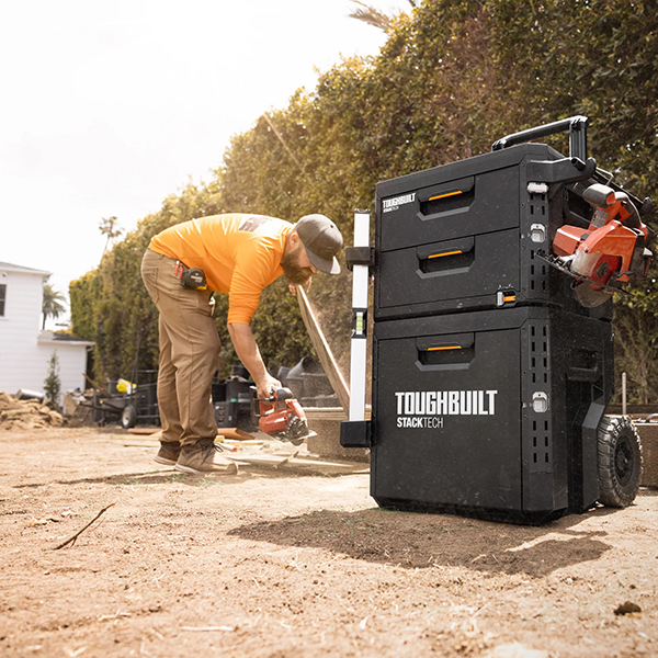 すべての引き出しがサイドレール部でロック。