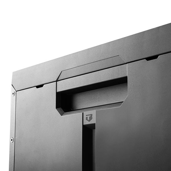 すべての引き出しがサイドレール部でロック。