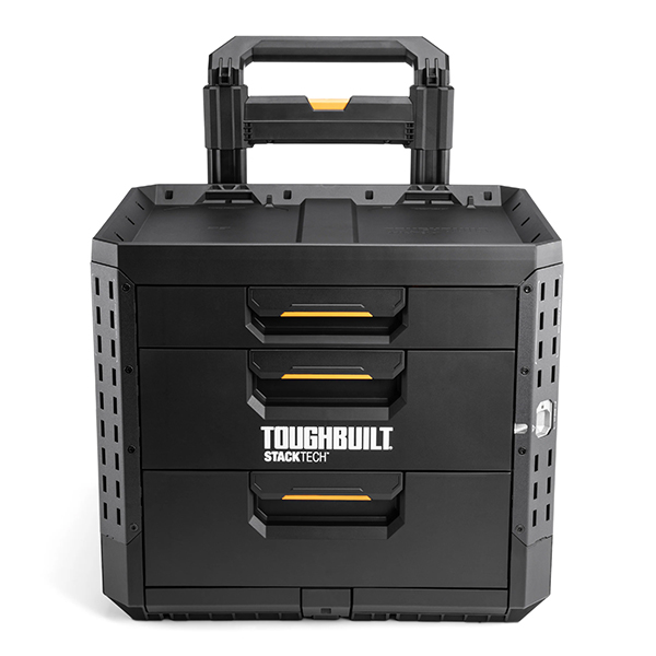 TOUGHBUILT STACKTECH タイヤ付き引き出し収納BOX。