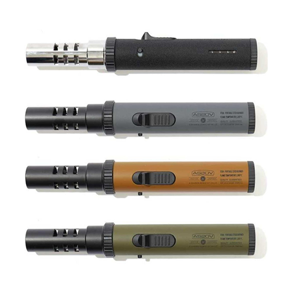 全長205mm、燃焼温度1,300℃の高火力なポータブルスティックバーナー。