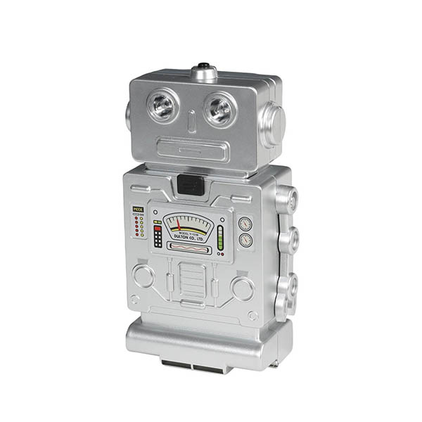 遊び心溢れるロボットデザインの工具セット。