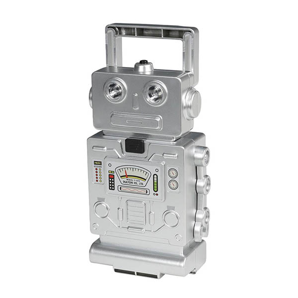 遊び心溢れるロボットデザインの工具セット。