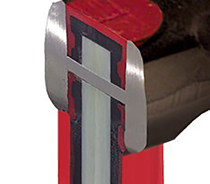 高強度鍛造スチールヘッド。