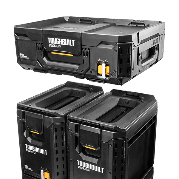 ハーフサイズの上にフルサイズモデルのスタッキングを可能にするアダプター。