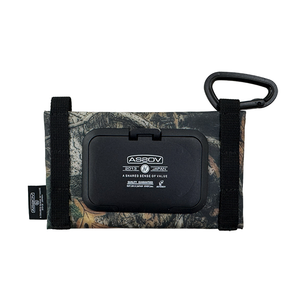 軽さ、防水性を兼ね備えた生地を使用したウェットティッシュケース。