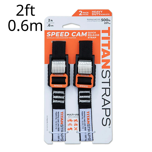簡単、迅速、確実に固定できるタイダウンベルト。